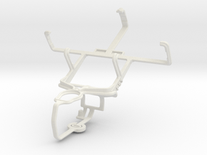 Controller mount for PS3 & HTC P4350 in White Natural Versatile Plastic