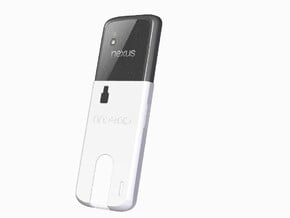 Case Nexus 4 in White Natural Versatile Plastic