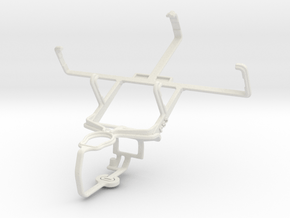 Controller mount for PS3 & HTC P6300 in White Natural Versatile Plastic