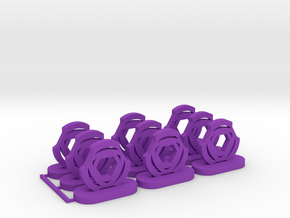 Energy Tokens in Purple Processed Versatile Plastic