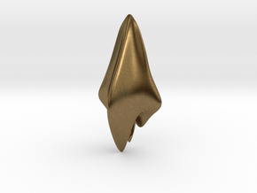 Space Shark, Pendant in Natural Bronze