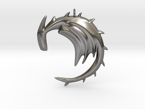 Dragon With No Fire Breath in Polished Nickel Steel