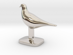 Pigeon Bird in Platinum