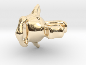 Dragoelephant Figurine in 14K Yellow Gold