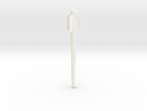 Shadow Mace in White Processed Versatile Plastic