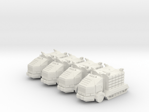 Troop Trucks 6mm in White Natural Versatile Plastic