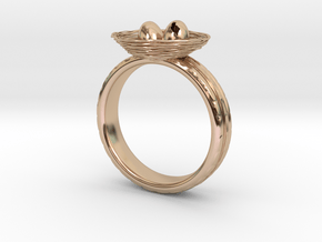 Eggring(size is = USA 5.5) in 14k Rose Gold