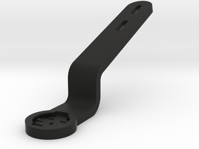 S Bend Mount  in Black Natural Versatile Plastic