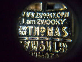ZWOOKY Style 38 - Double Tag in 18k Gold