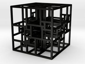 Triple SPSS Cube 28-408 (large) in Matte Black Steel