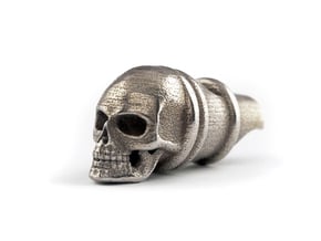 Whistle of the Dead in Polished Bronzed Silver Steel
