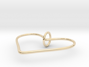 Valentines (heart) in 14K Yellow Gold