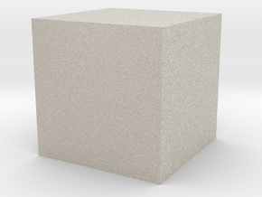 1 cm cube in Natural Sandstone