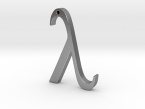 The Greek Letter "Lambda" in Natural Silver