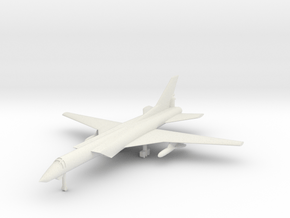 1/350 Tupolev TU-22M Backfire (x1) in White Natural Versatile Plastic