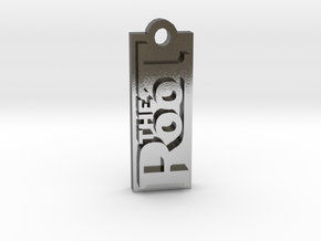 The Root - Bag Tag in Polished Silver