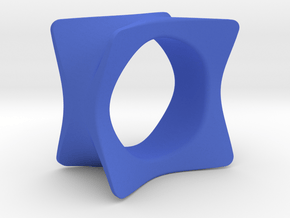 Flare Ring 6 in Blue Processed Versatile Plastic