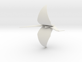 Crane4 in White Natural Versatile Plastic