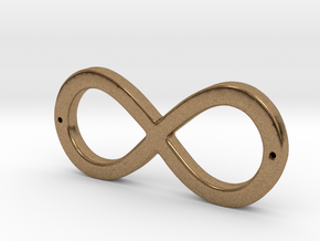 Infinity Sign in Natural Brass