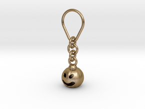 Halloween keychain  in Polished Gold Steel