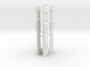 Cannons--rev2 in White Natural Versatile Plastic