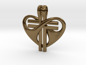 Love and Sacrifice - LARGE in Polished Bronze