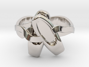 Ballet Ring, size 17 in Platinum