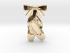 Ballet Shoes in 14K Yellow Gold