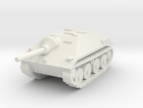 10mm Hetzer tank hunter in White Natural Versatile Plastic