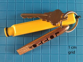 tool LOTTO Scratch Card Scraper in Polished Bronzed Silver Steel
