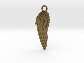 Angel Wing WBail in Natural Bronze