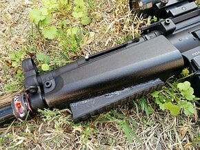 MP5 Handguard Picatinny Rail (11-Slots) in Black Natural Versatile Plastic