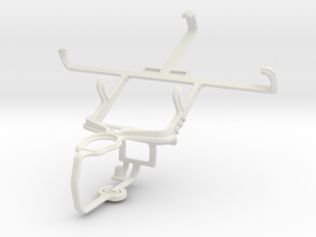 Controller mount for PS3 & Samsung Galaxy Ace 3 in White Natural Versatile Plastic