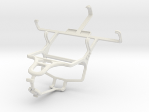 Controller mount for PS4 & Samsung Galaxy Attain 4 in White Natural Versatile Plastic