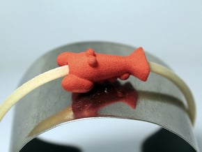 Shrimpy in Red Processed Versatile Plastic