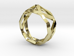 Comion ring medium  in 18K Gold Plated