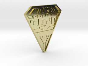 Replica Metropolis PD badge in 18K Gold Plated