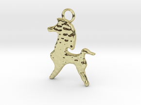 Bucephalus Horse Pendant in 18K Gold Plated