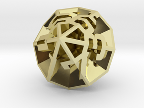 Diamond D12 in 18K Gold Plated