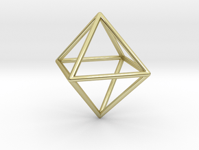 Octahedron in 18K Gold Plated