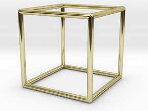 Cube in 18K Gold Plated