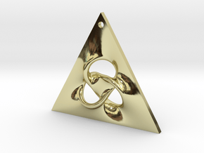 Dimension Gate Pendant in 18K Gold Plated