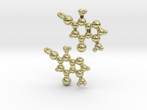 Theobromine Earrings in 18K Gold Plated