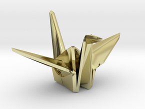 Origami Crane in 18K Gold Plated