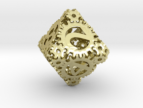 Static Gear (D8) in 18K Gold Plated