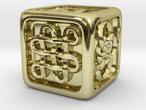 Celtic Die in 18K Gold Plated