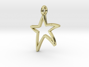 Star Pendant B in 18K Gold Plated