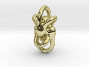 Peace of Love (3 sizes) in 18k Gold Plated Brass: Large
