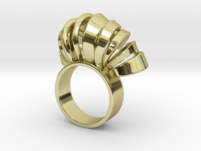 Nasu Ring Size 8 in 18K Gold Plated