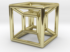 hypercube in 18K Gold Plated